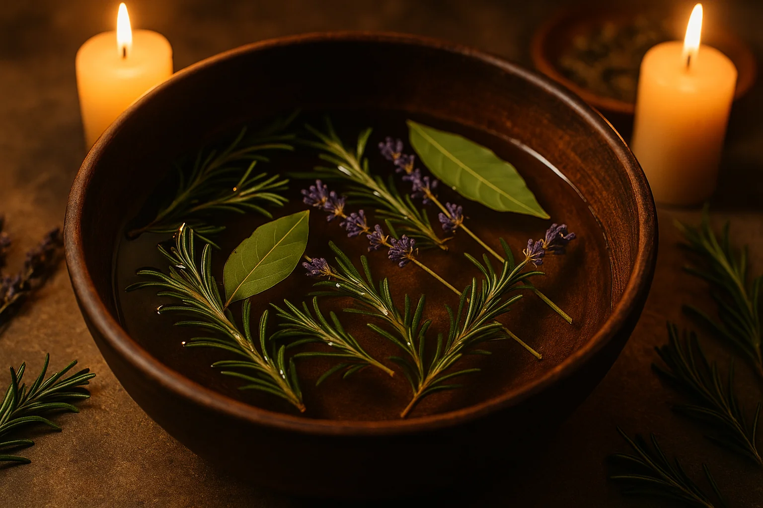 Baños espirituales de fin de año con hierbas purificadoras